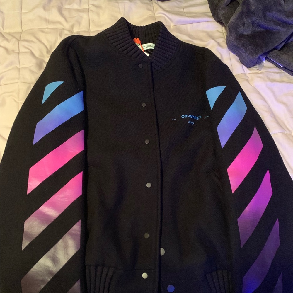Off white bomber jacket